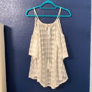 Crochet bathing suit cover up